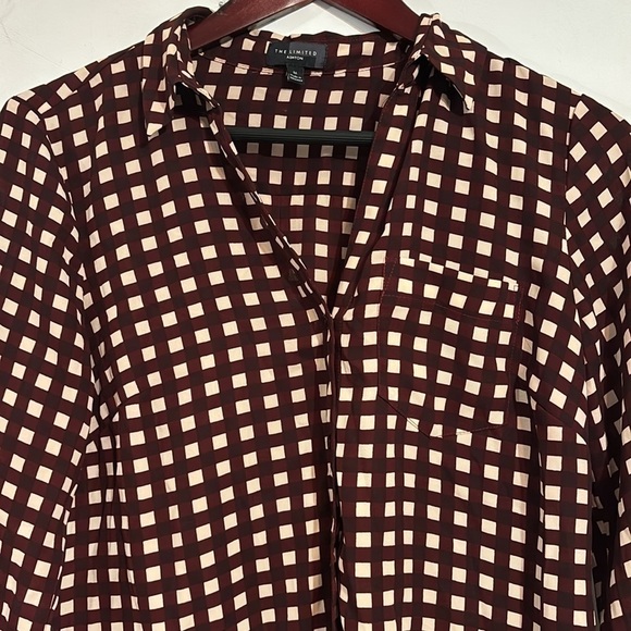 The Limited Ashton Checkered Blouse - Picture 3 of 5